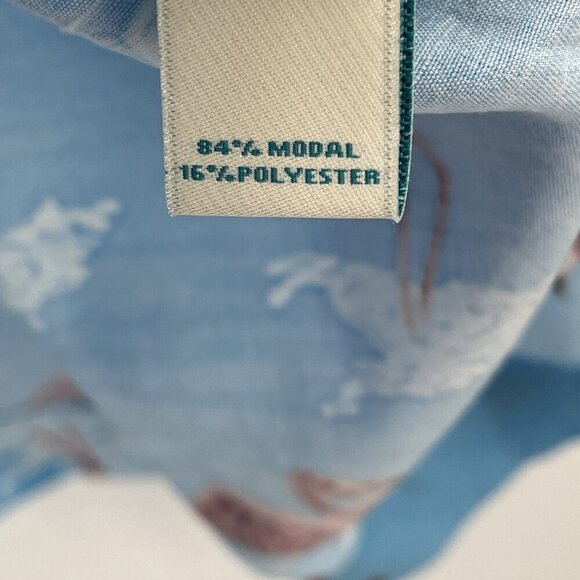 NEW Caribbean Roundtree & Yorke Hawaiian Shirt Men's Size XL Tropical Flamingos - Picture 6 of 7